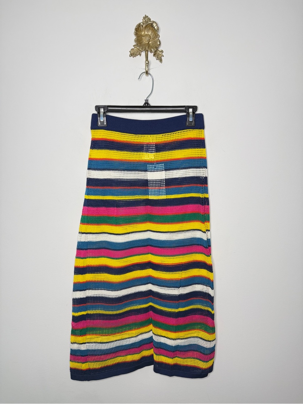 Eolas Wilms Mesh Stitch Stripe Skirt S